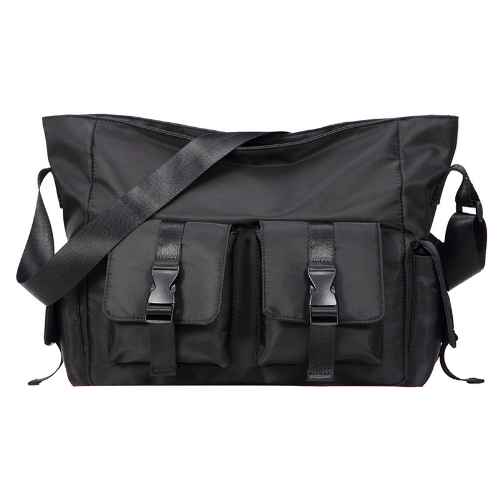 Black Unisex Backpack,Shoulder Bag