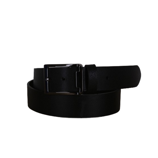 Black Color Casual  Natural Leather Belt For Men