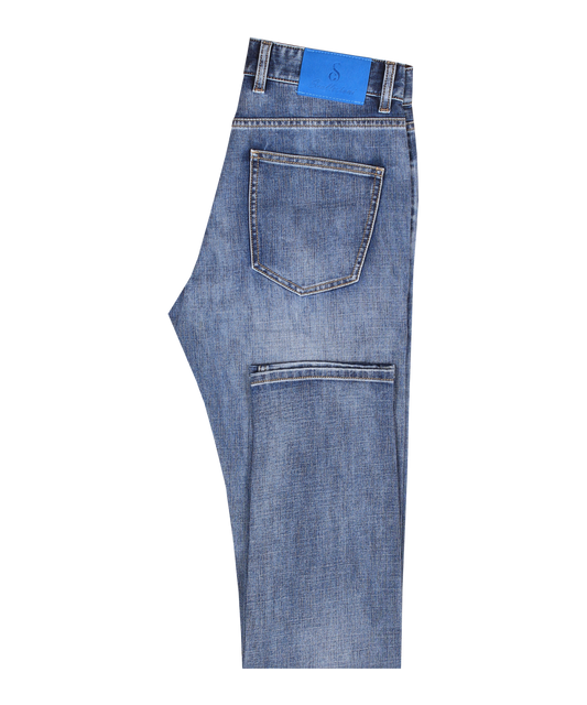 Scallezioni Men's Regular Fit Straight Jeans