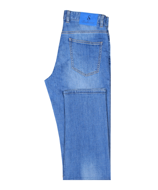 Scallezioni Men's 4 Button Jeans