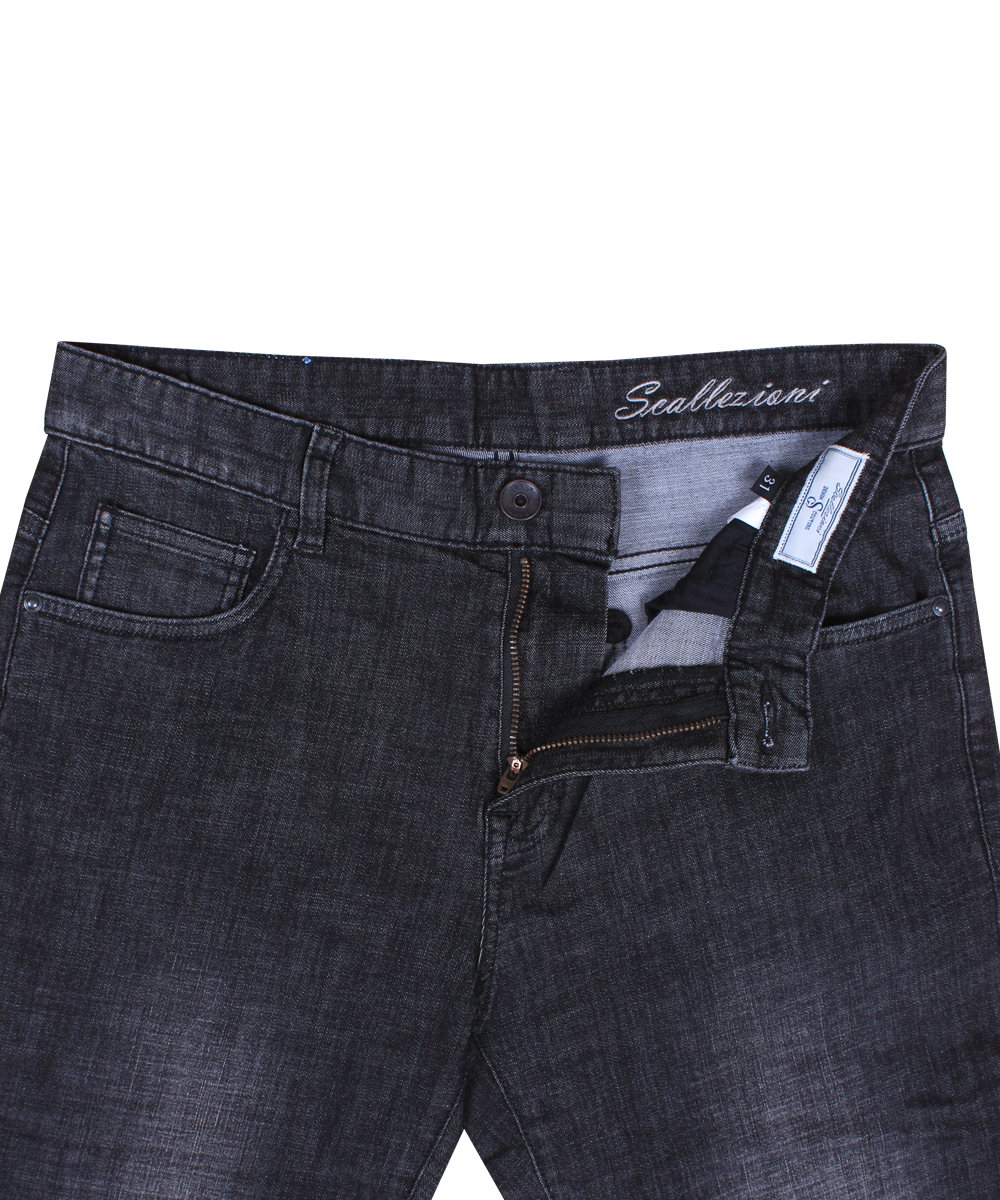 Scallezioni Men's Regular Fit Flex Jeans