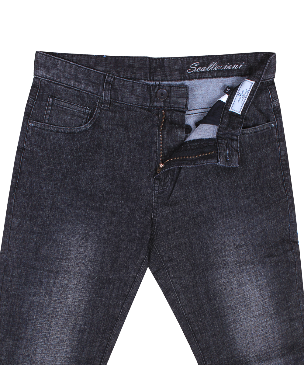 Scallezioni Men's Regular Fit Flex Jeans