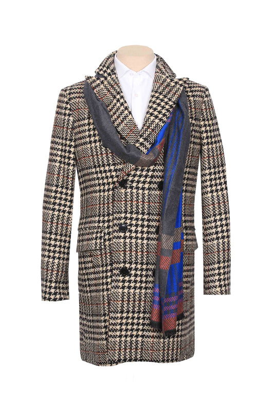 Scallezioni Men's Ulster Model Coat