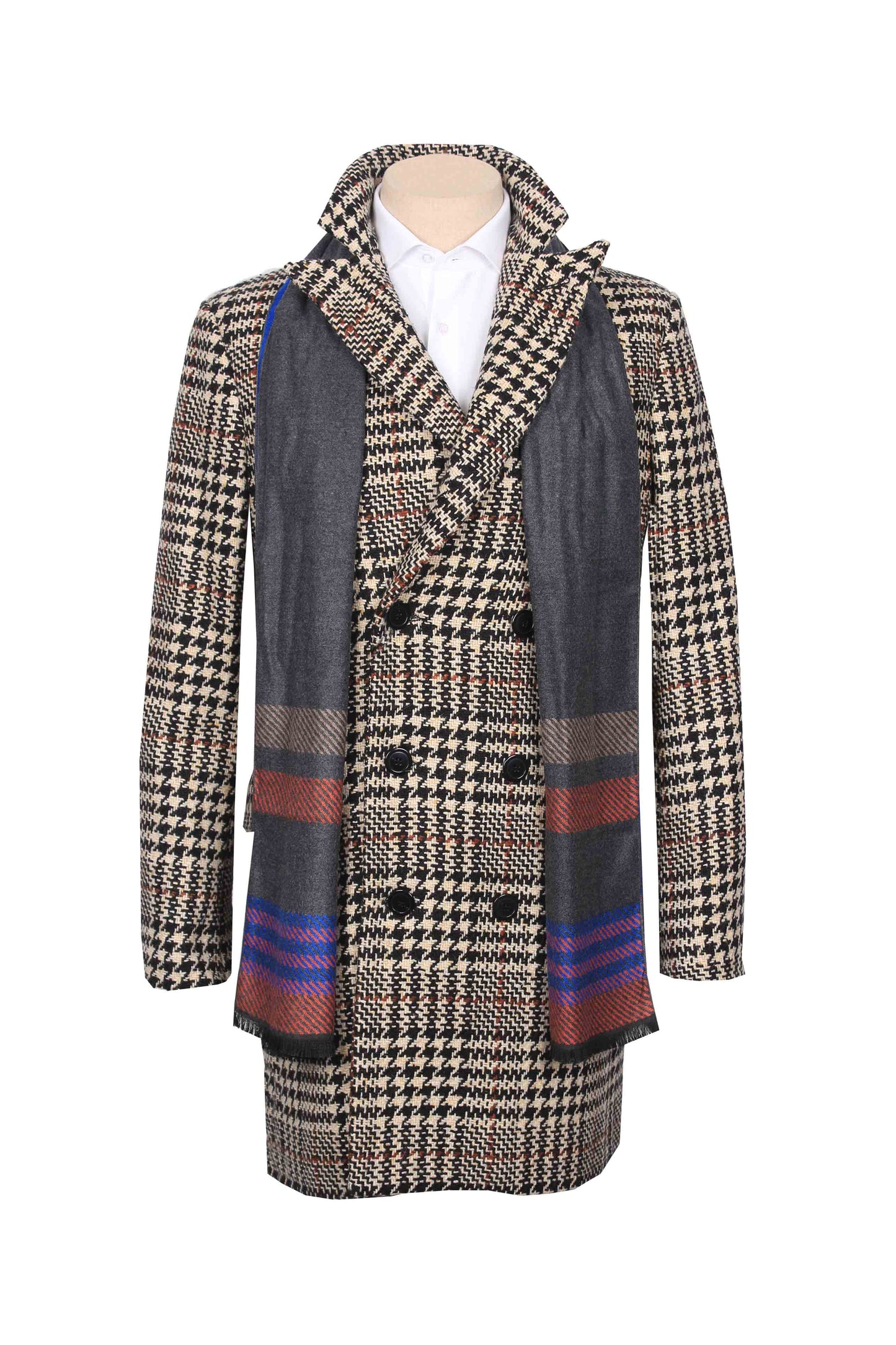 Scallezioni Men's Ulster Model Coat