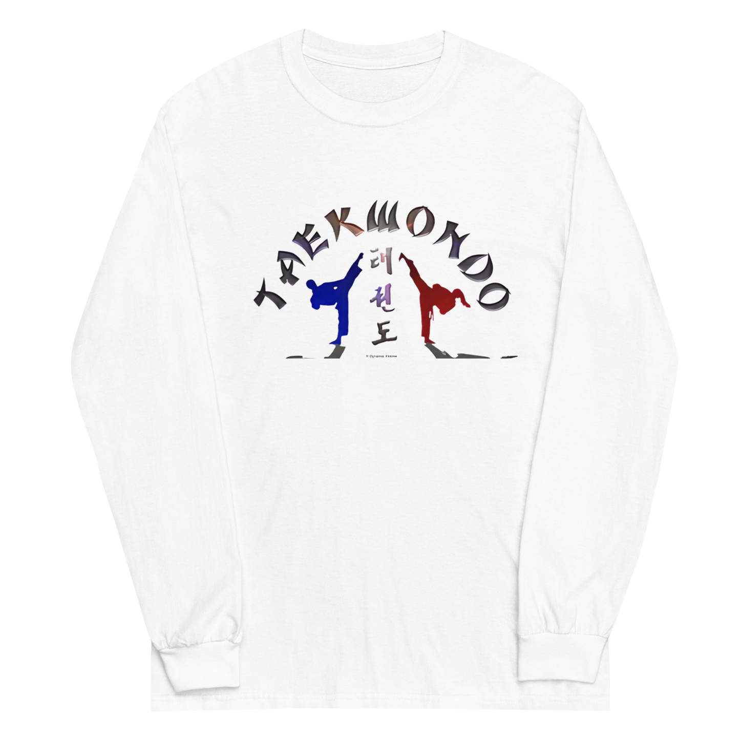 Men’s Long Sleeve Taekwondo Printed Shirt