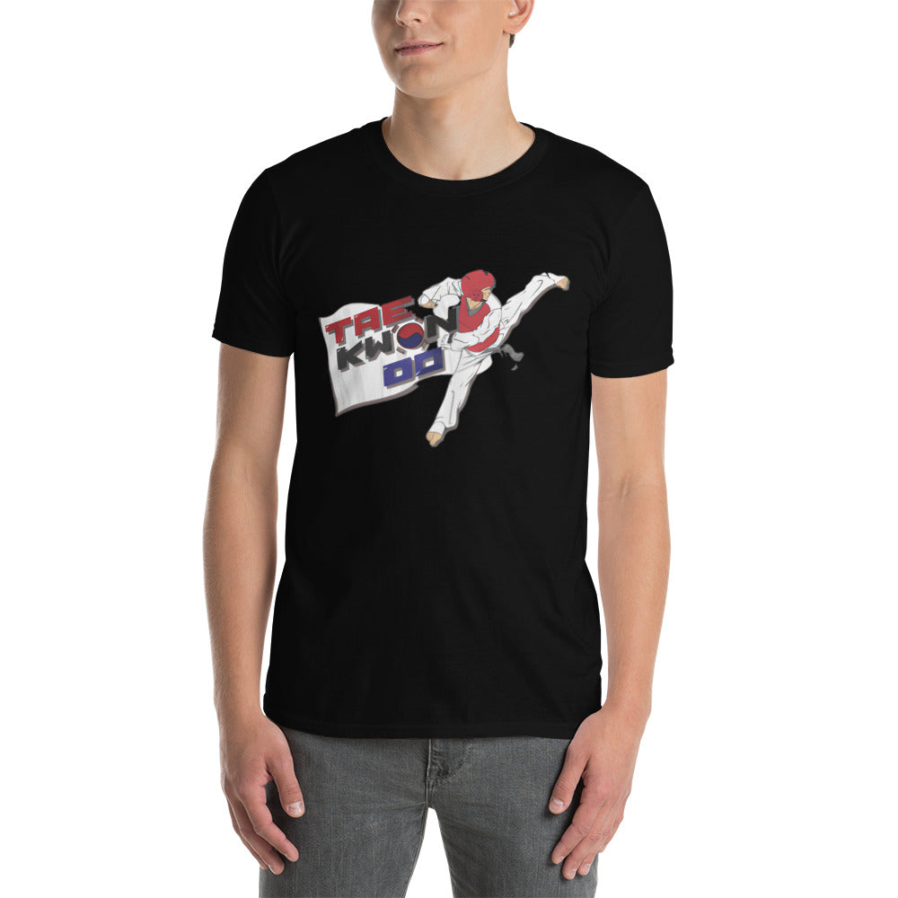 Short-Sleeve Unisex T-Shirt With Taekwondo Print