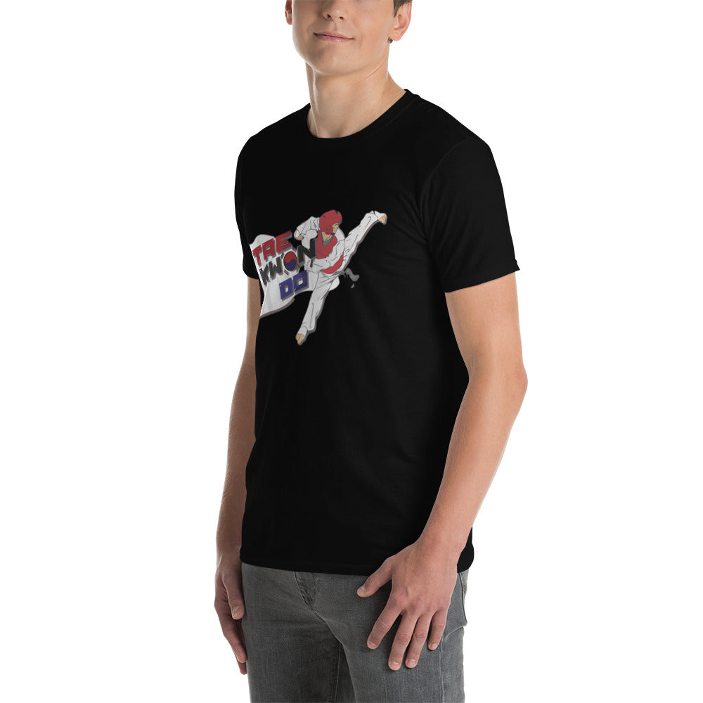 Short-Sleeve Unisex T-Shirt With Taekwondo Print