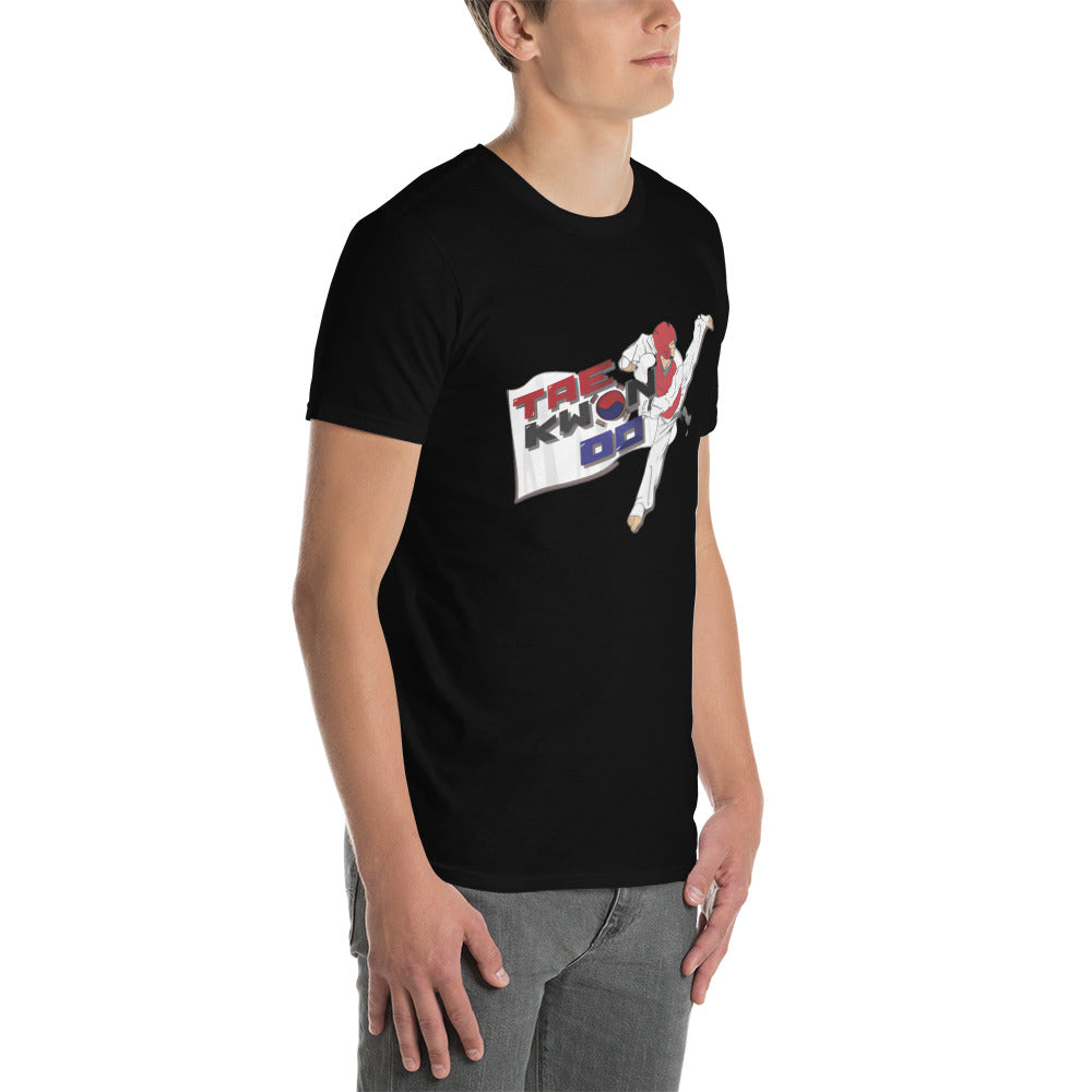 Short-Sleeve Unisex T-Shirt With Taekwondo Print