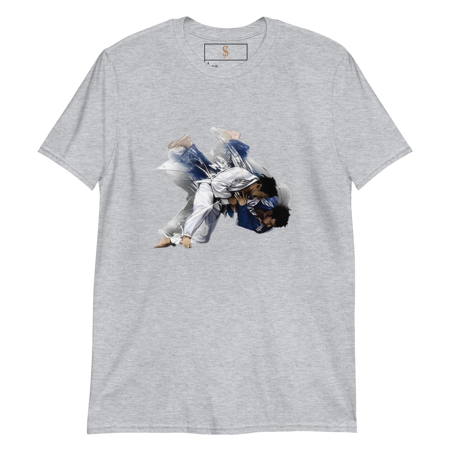 Short-Sleeve Unisex T-Shirt with Jui-Jitsu Printing