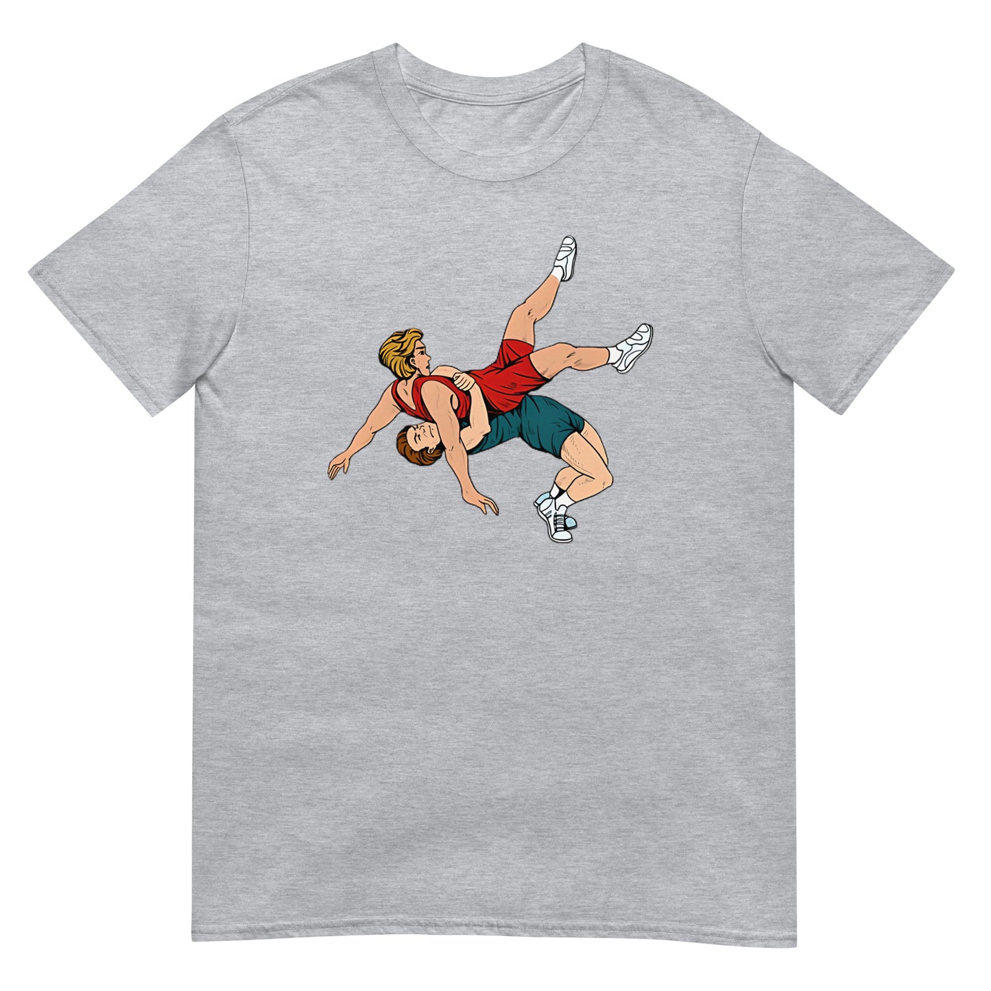 Short-Sleeve Unisex T-Shirt Whit Wrestlig Print