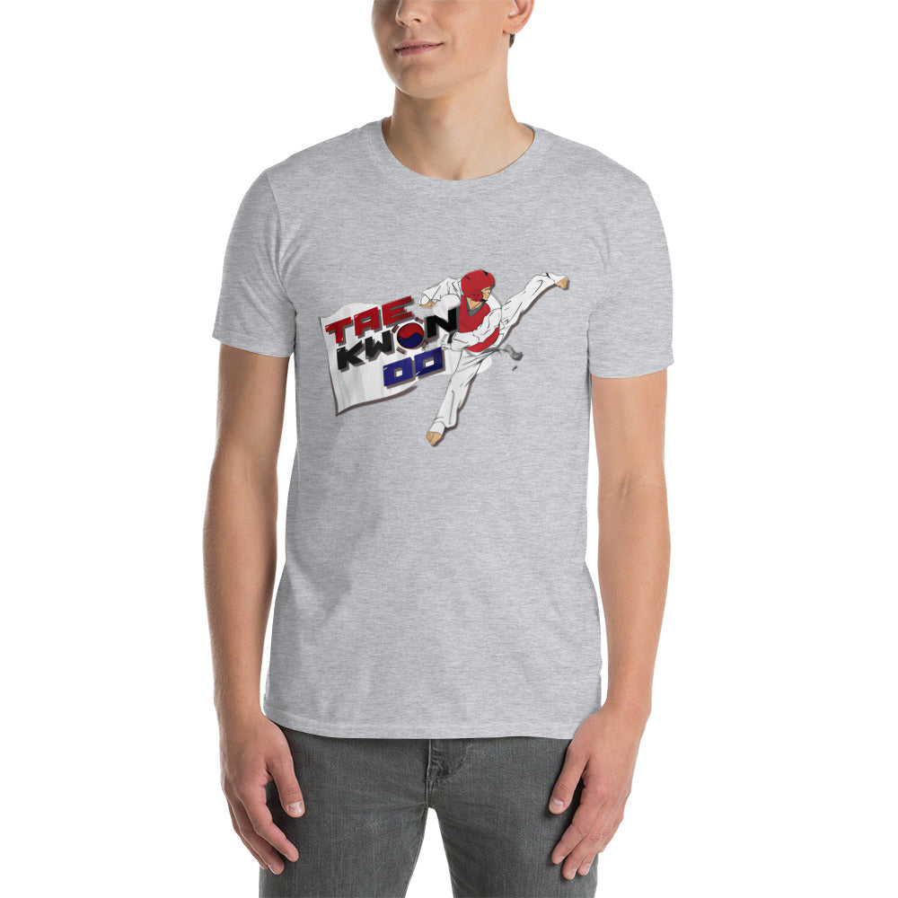 Short-Sleeve Unisex T-Shirt With Taekwondo Print