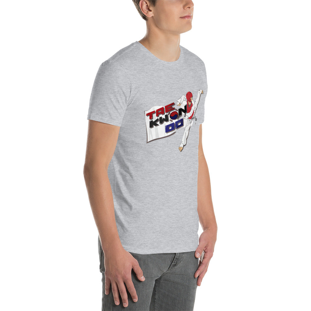 Short-Sleeve Unisex T-Shirt With Taekwondo Print