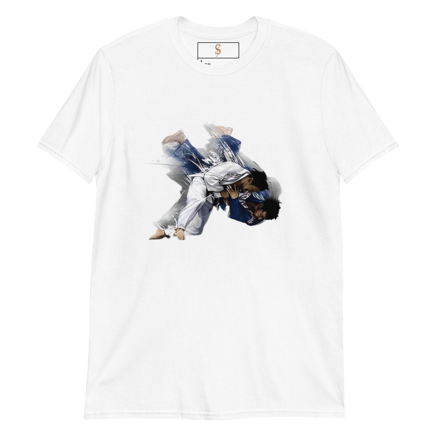 Short-Sleeve Unisex T-Shirt with Jui-Jitsu Printing