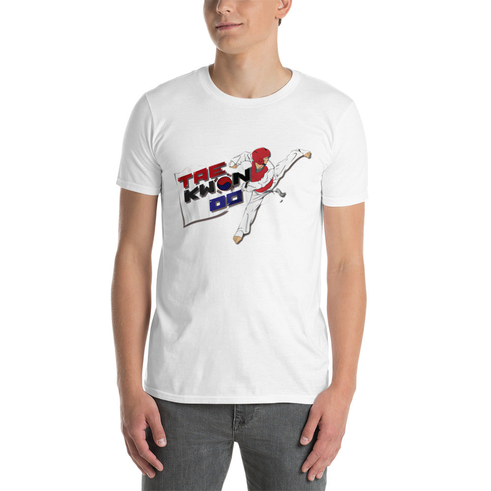 Short-Sleeve Unisex T-Shirt With Taekwondo Print