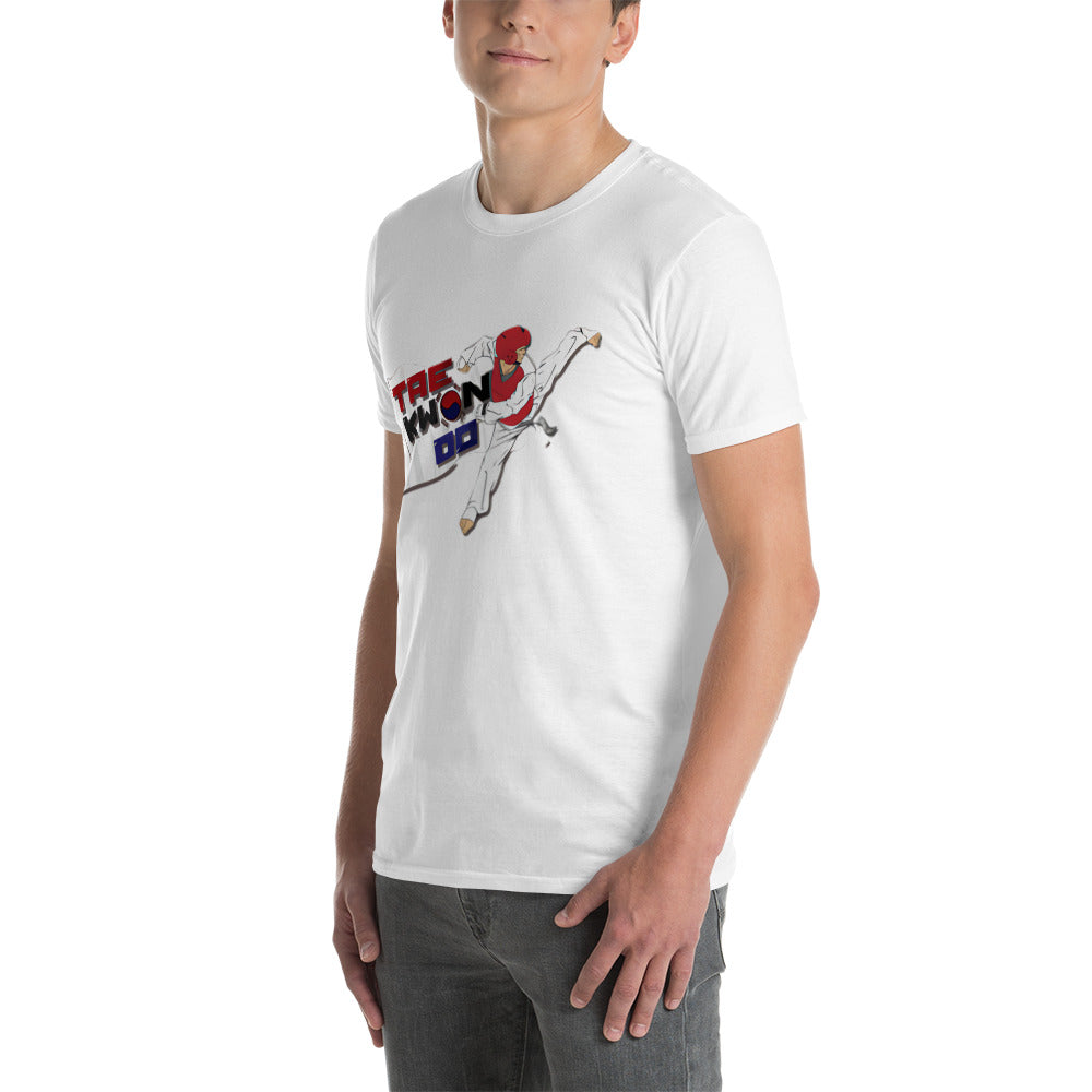 Short-Sleeve Unisex T-Shirt With Taekwondo Print