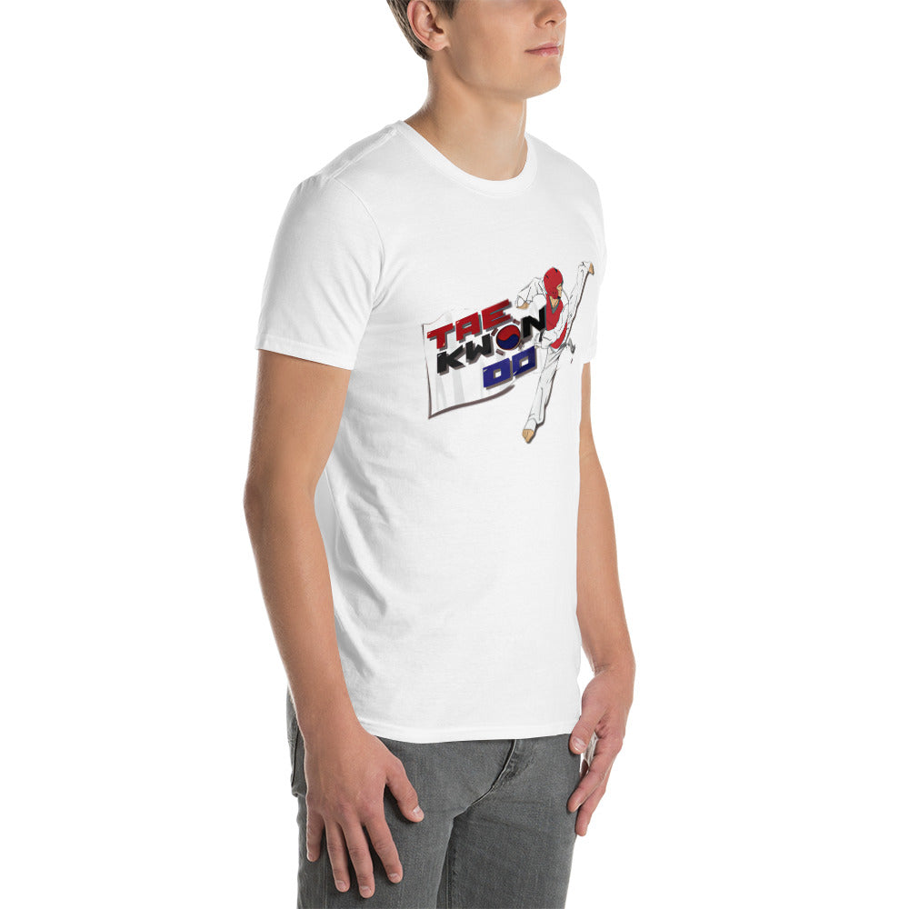 Short-Sleeve Unisex T-Shirt With Taekwondo Print